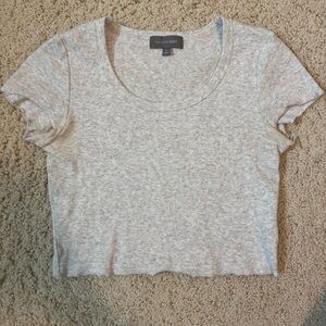 Hudson Baby Light Gray Women's Crop Top